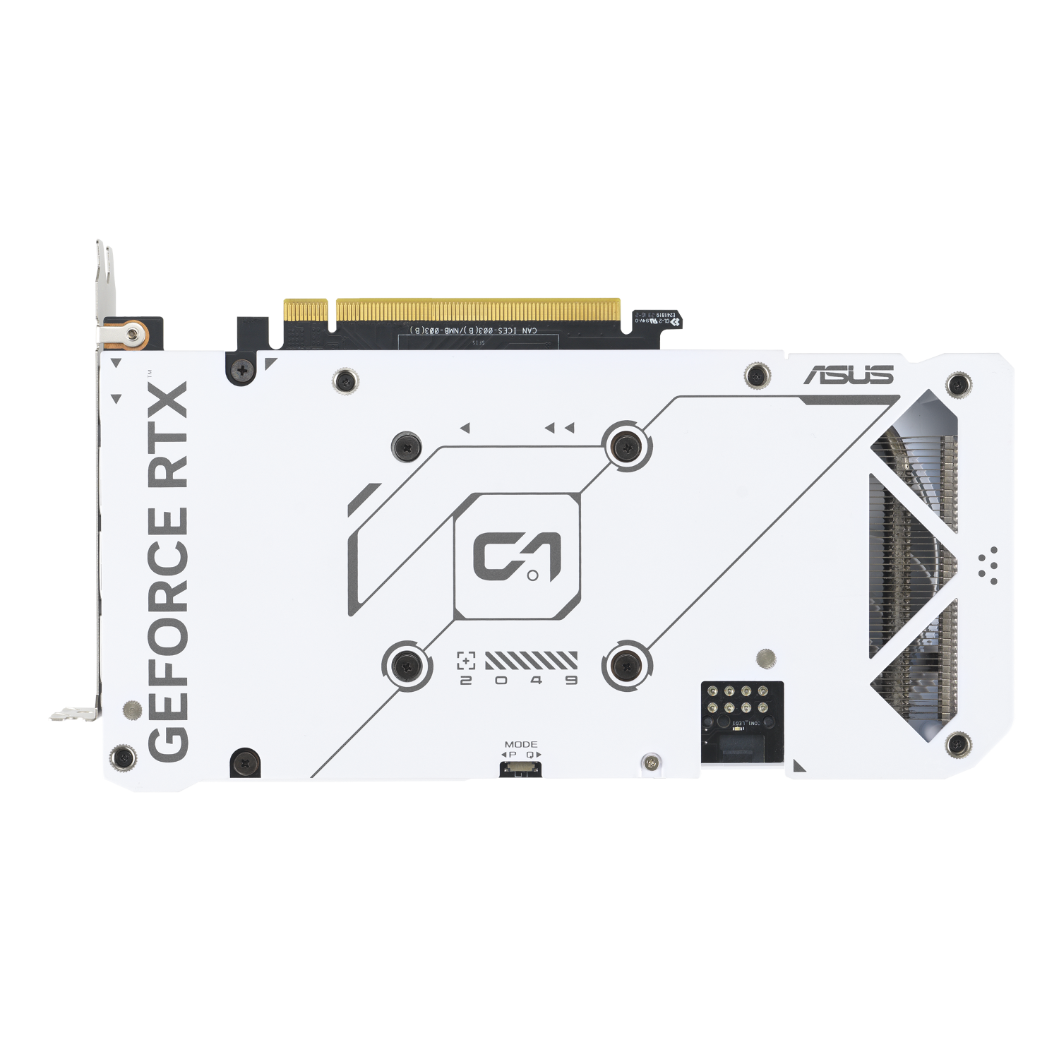 CARTE VIDEO ASUS GEFORCE RTX 4060 OC WHITE 8GO (DUAL)