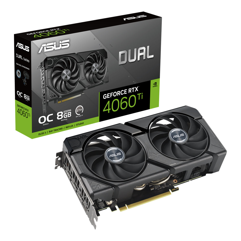 CARTE VIDEO ASUS GEFORCE RTX 4060Ti EVO 8GO (DUAL)