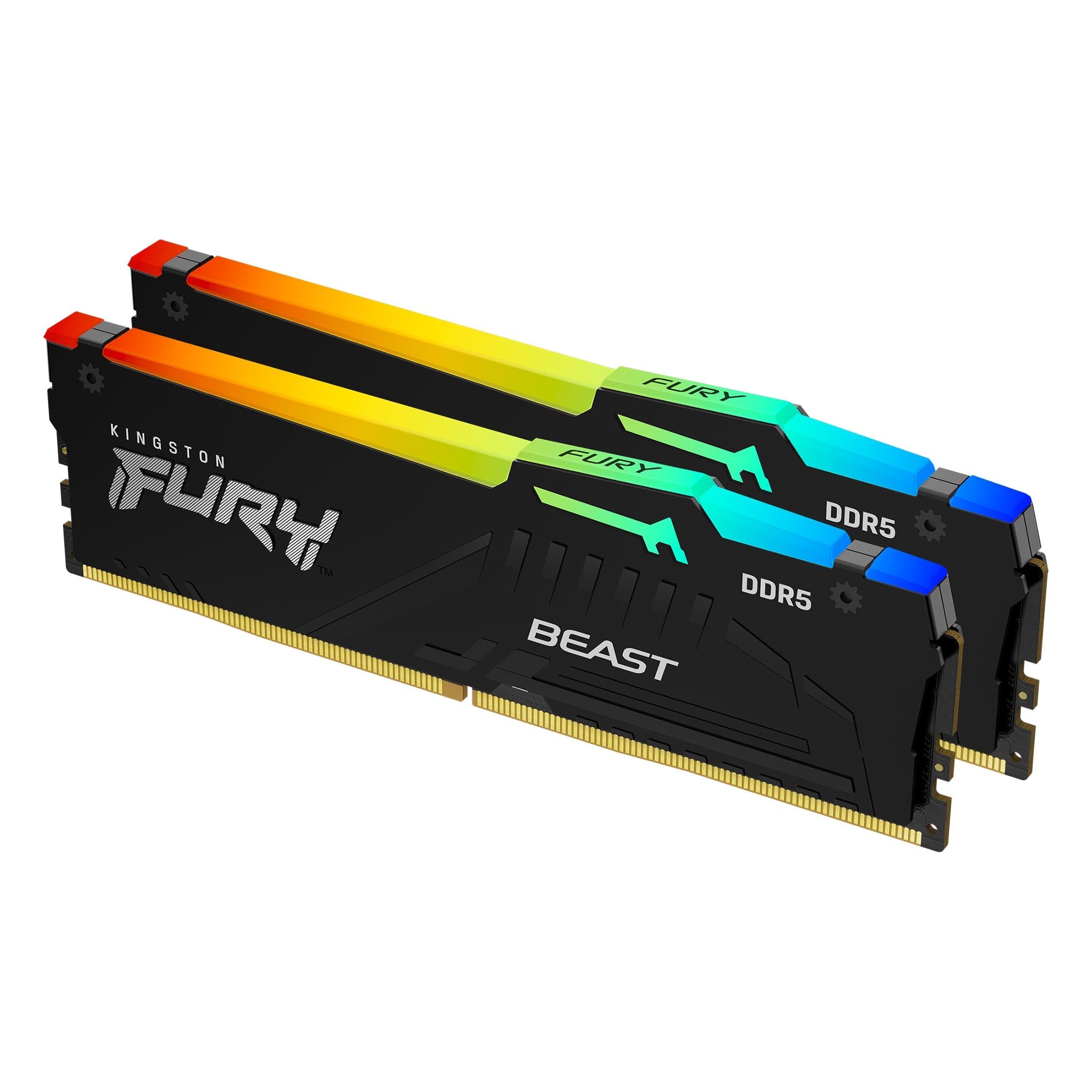 MÉMOIRE KINGSTON FURY BEAST 16GO DDR5 (2x8/5200MHZ) RGB