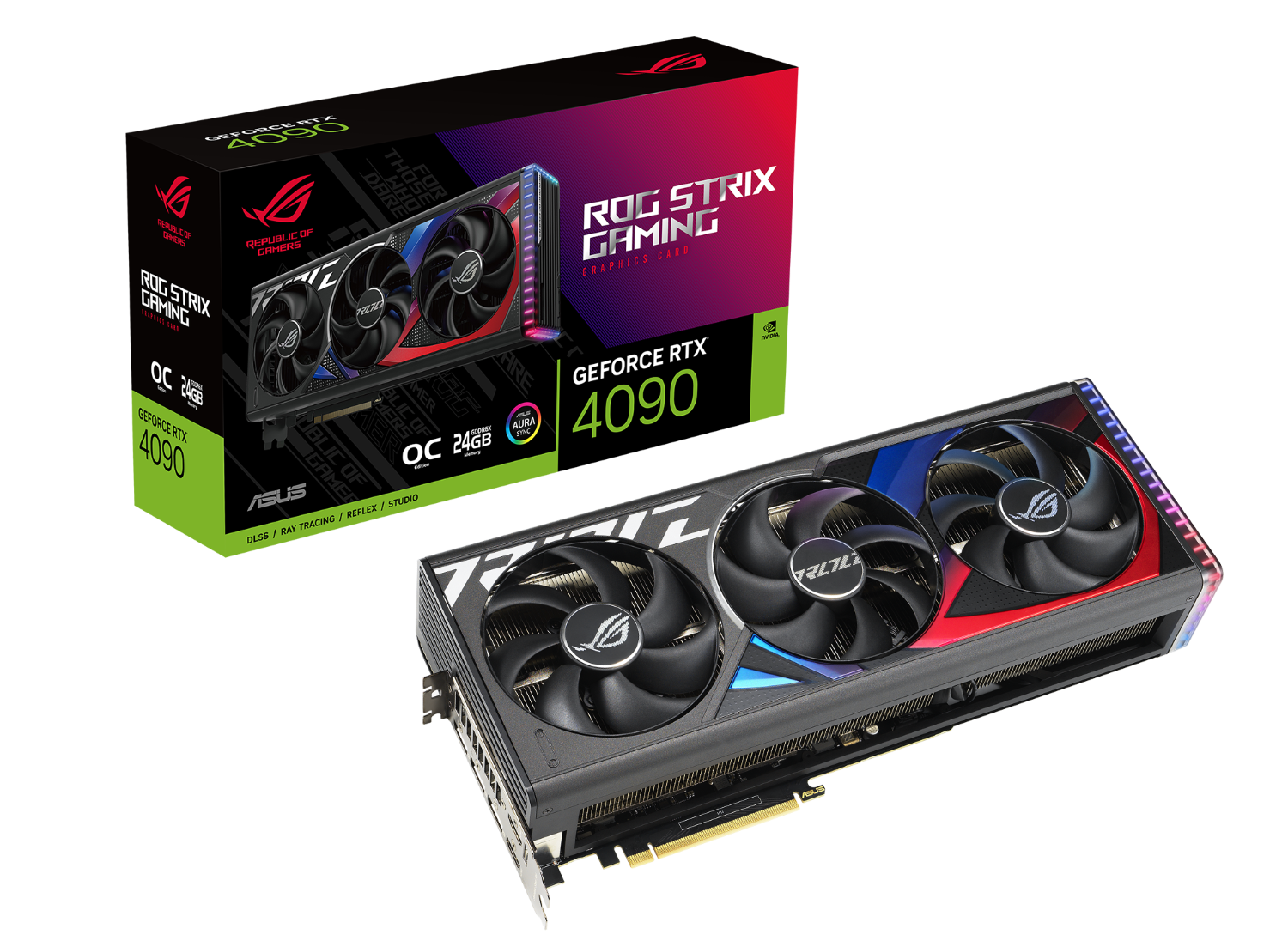 CARTE VIDEO ASUS GEFORCE RTX 4090 OC 24GO (ROG STRIX)