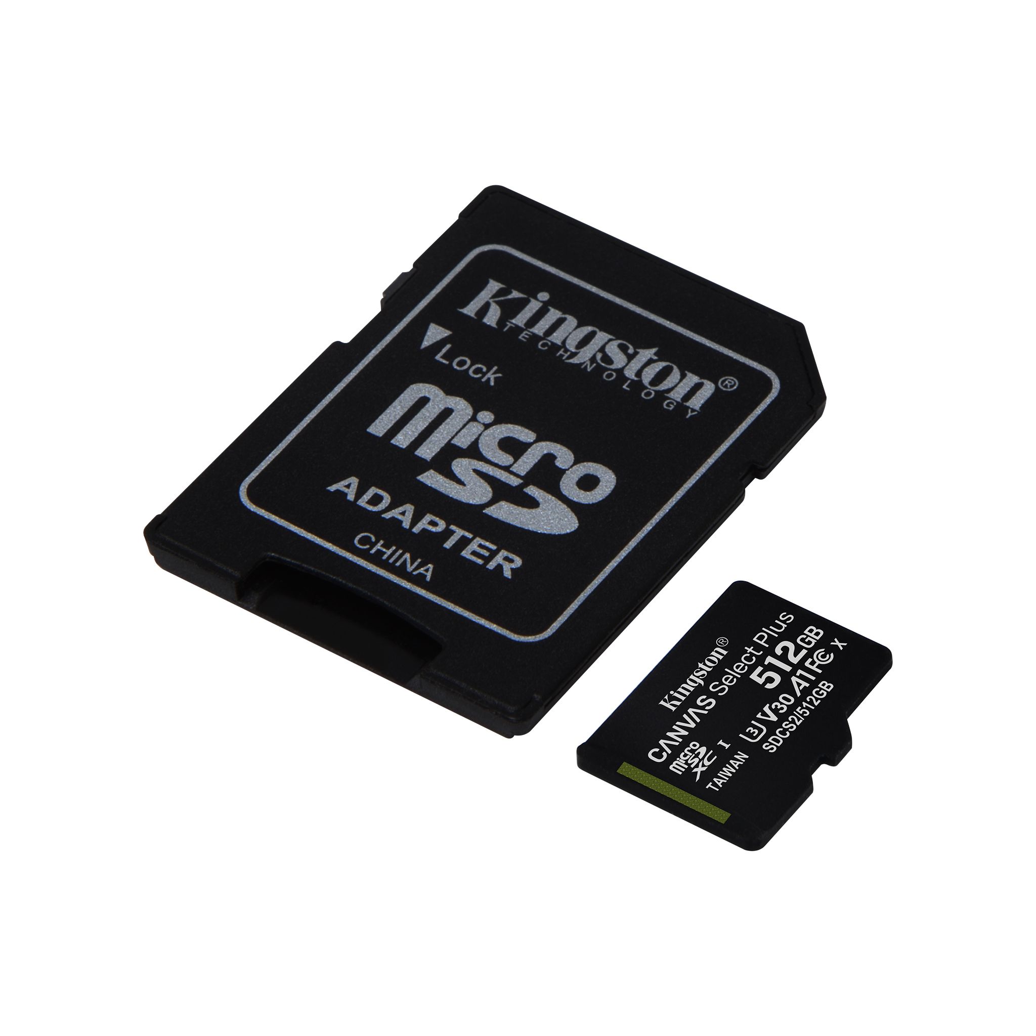 CARTE MÉMOIRE MICRO SDXC KINGSTON 512GO (CLASS 10)