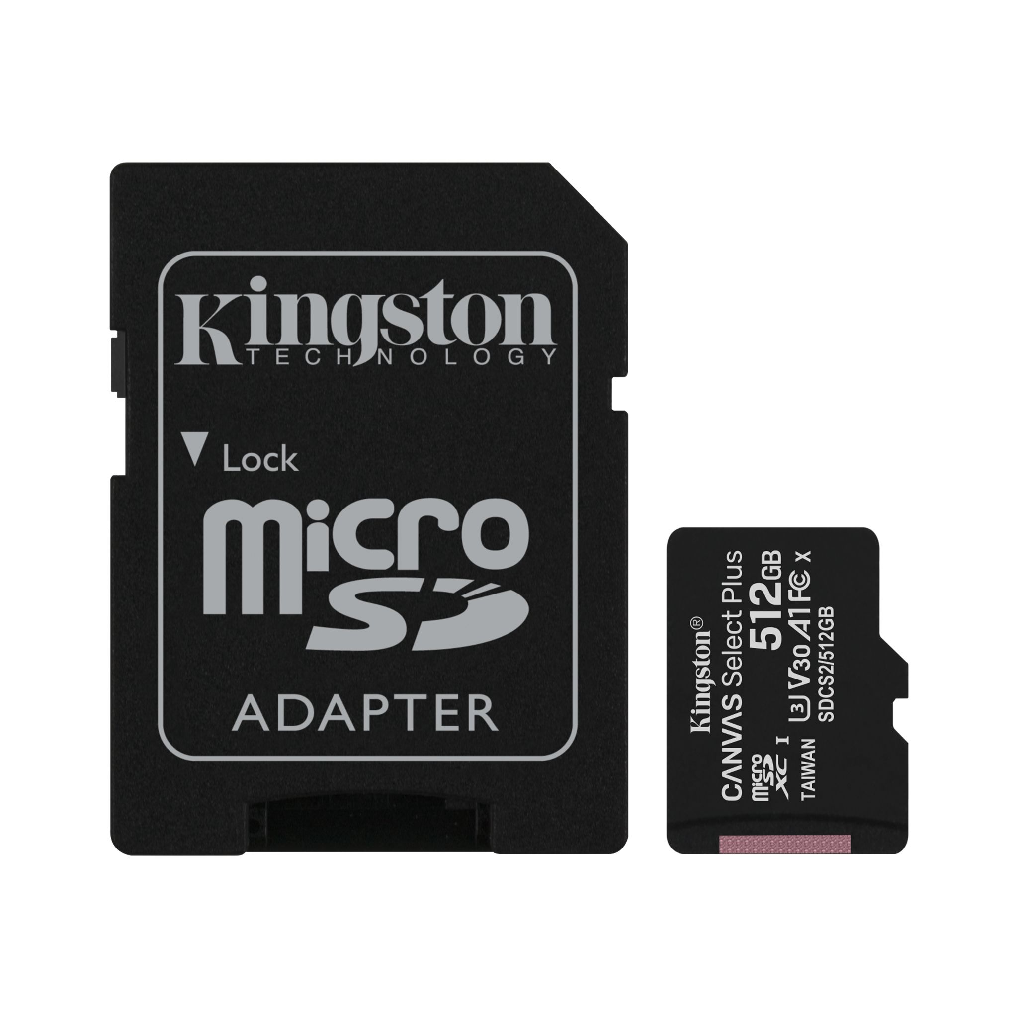 CARTE MÉMOIRE MICRO SDXC KINGSTON 512GO (CLASS 10)