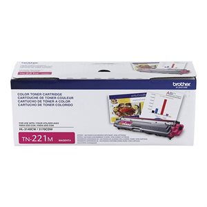 CARTOUCHE LASER BROTHER #TN221M MAGENTA (1400PAGES)